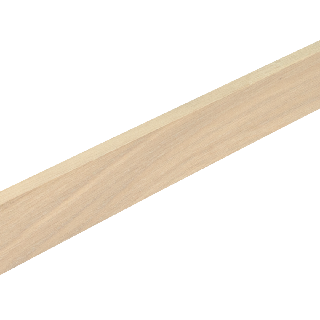 Fotlist, Eik børstet, Pale White Live Pure hvit,
14x58x2180mm